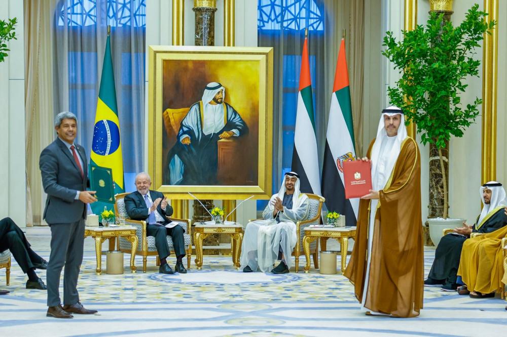 Governador da Bahia Jerônimo acompanha Lula em Abu Dhabi