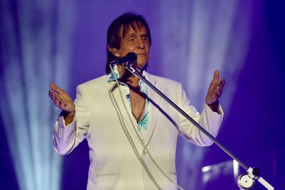 Roberto Carlos na Arena O Canto da Cidade, na Boca do Rio, Salvador,Bahia