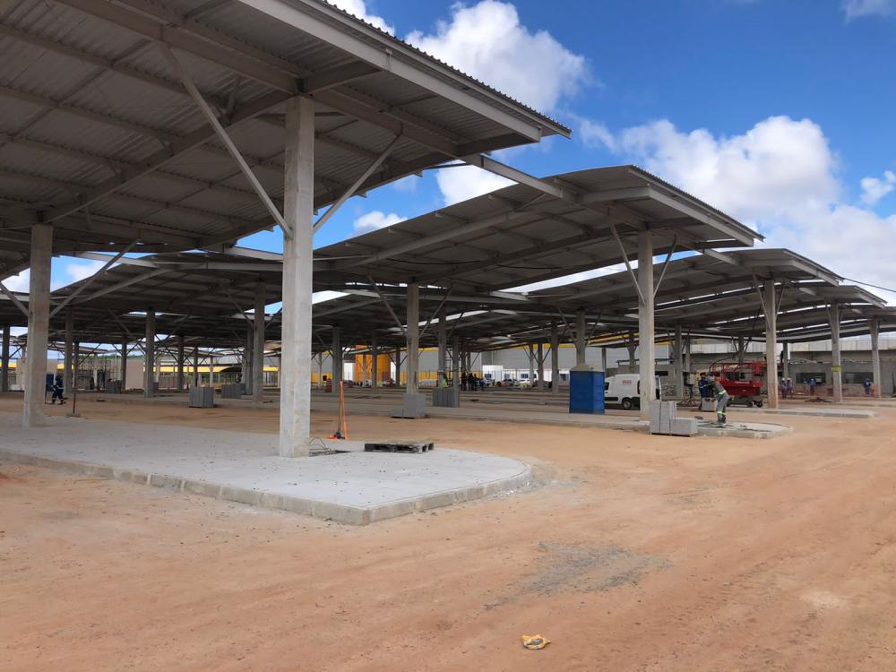 Obras avançam no novo Terminal de Ônibus de Salvador, na região de Águas Claras