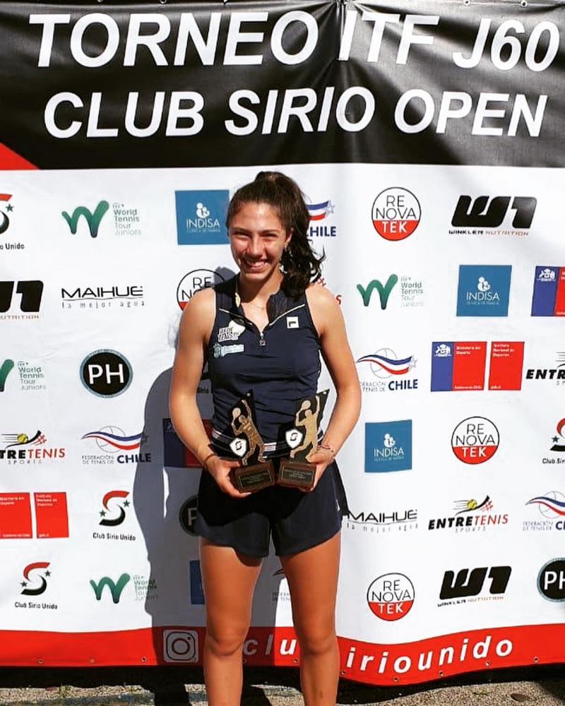Tenista Pietra Rivoli conquista primeiro título ITF de simples e duplas da carreira