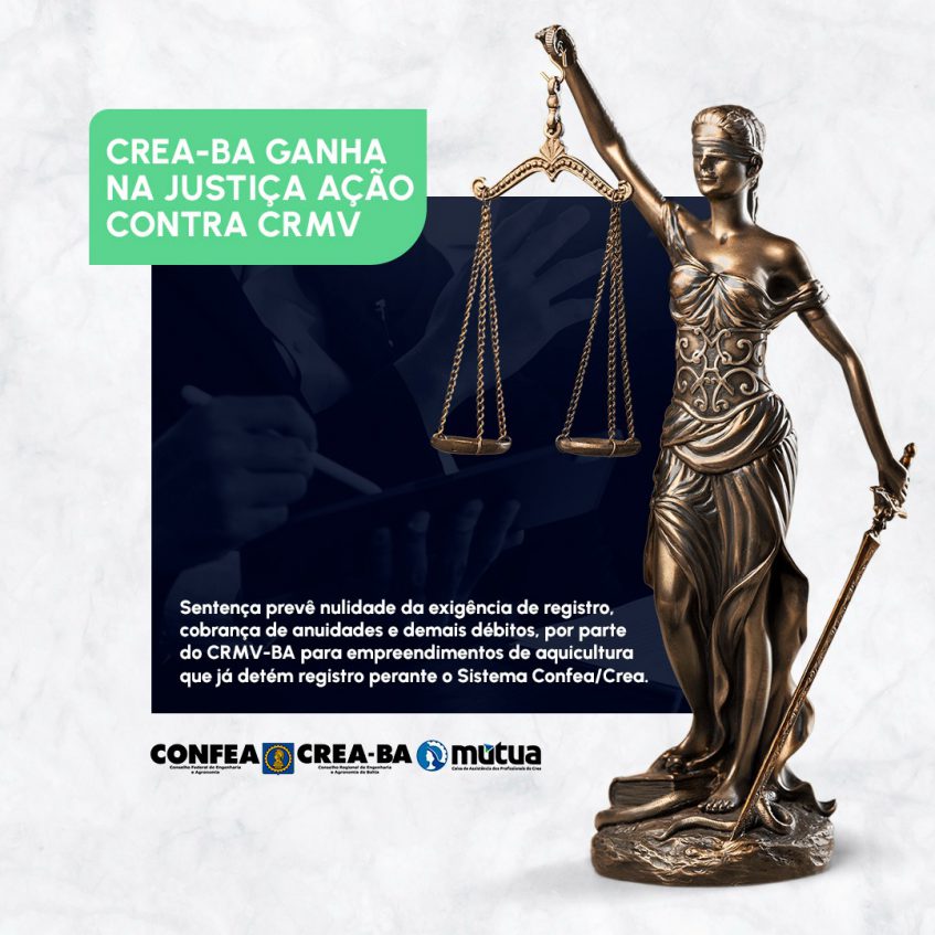 3ª Vara Federal acata pedido do Crea-BA sobre registro de aquicultura