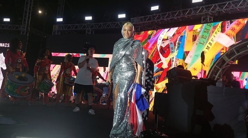 Foto da Byoncé in Salvador-Bahia-Brasil-Reprodução/Genilson Coutinho