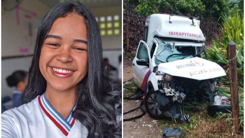 Cantora gospel morre após batida entre ambulância e carreta na Bahia