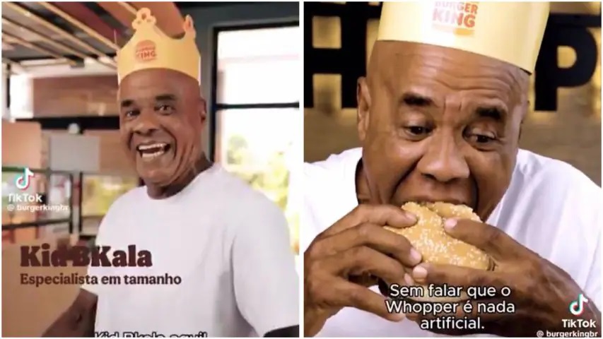 DUPLO SENTIDO CANCELADO: Burger King retira comercial com Kid Bengala após polêmica