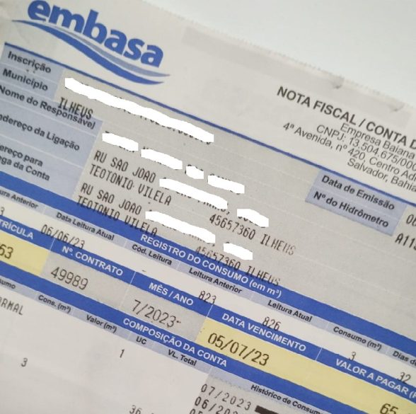 Confira como fazer para alterar o titular da conta de água