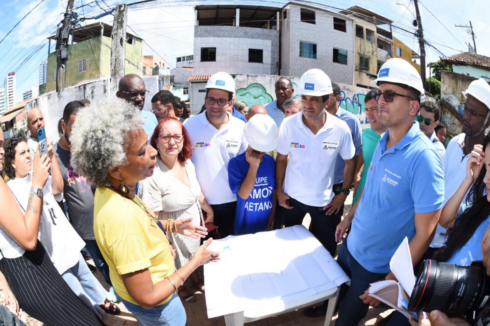 Com investimento de R$9 milhões, Prefeitura inicia reconstrução de duas escolas no Alto das Pombas