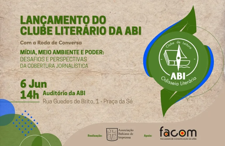 Secis participa de roda de conversa da ABI sobre mídia, meio ambiente e poder nesta quinta (6)