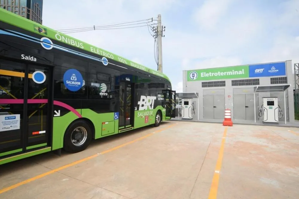 Salvador possui a terceira maior frota de ônibus elétricos do Brasil