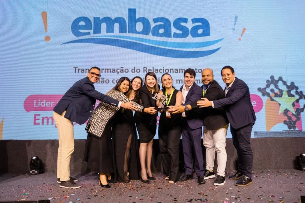 Prêmio ClienteSA: Embasa é premiada e se destaca como uma das principais empresas do ano na edição 2024