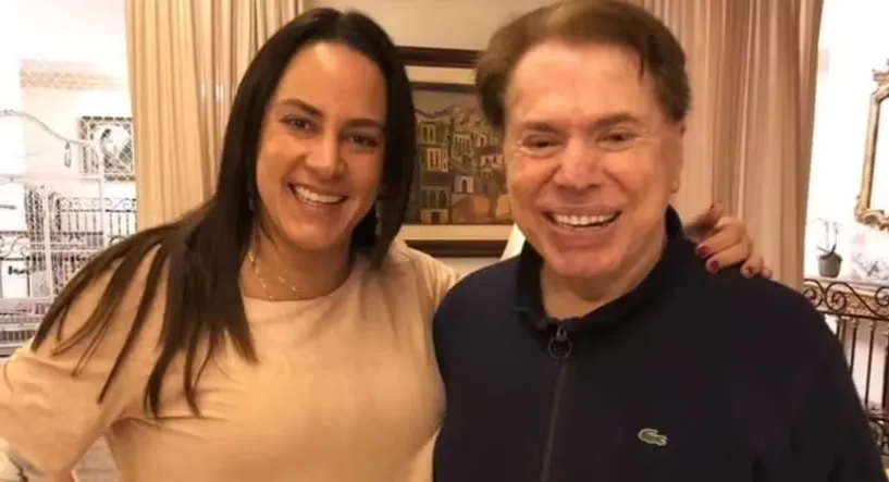Silvia Abravanel e Silvio Santos — Foto: Reprodução/Instagram