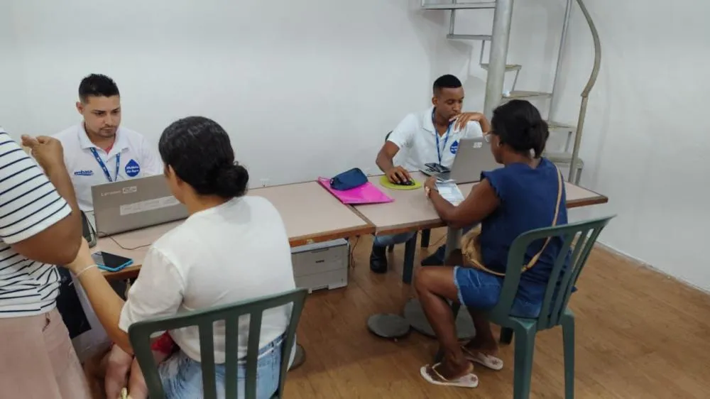 Atendimento itinerante da Embasa volta ao bairro do Uruguai