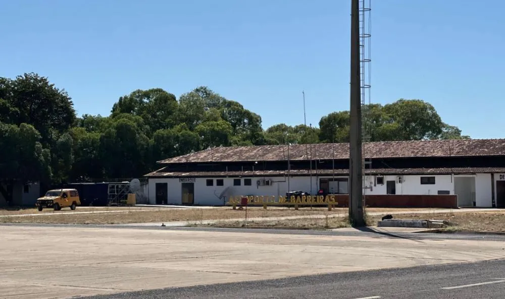 Aeroporto Dom Ricardo Weberberger, em Barreiras / Foto: Carmen Galvão / Seinfra
