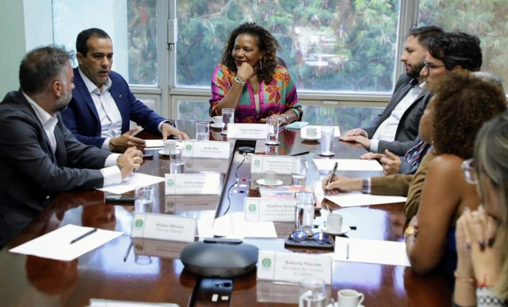 Em Brasília, Bruno Reis se reúne com Margareth Menezes e discute projetos para o Centro Histórico