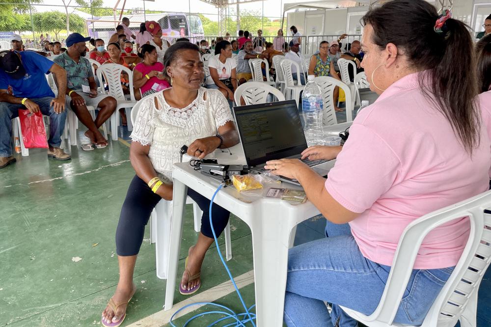 Em Lamarão, mais de 3 mil pessoas são atendidas no primeiro dia da Feira Saúde Mais Perto