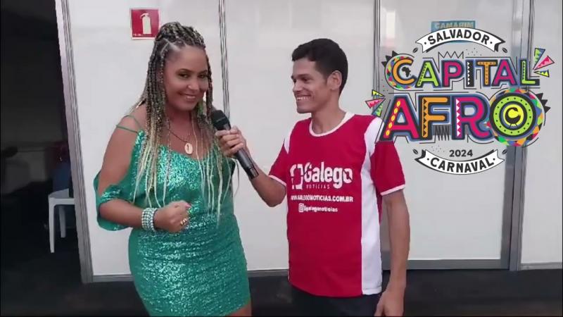 Axémusic no Carnaval 2024 em Periperi no Subúrbio, Cantora Elaine Fernandes agita foliões