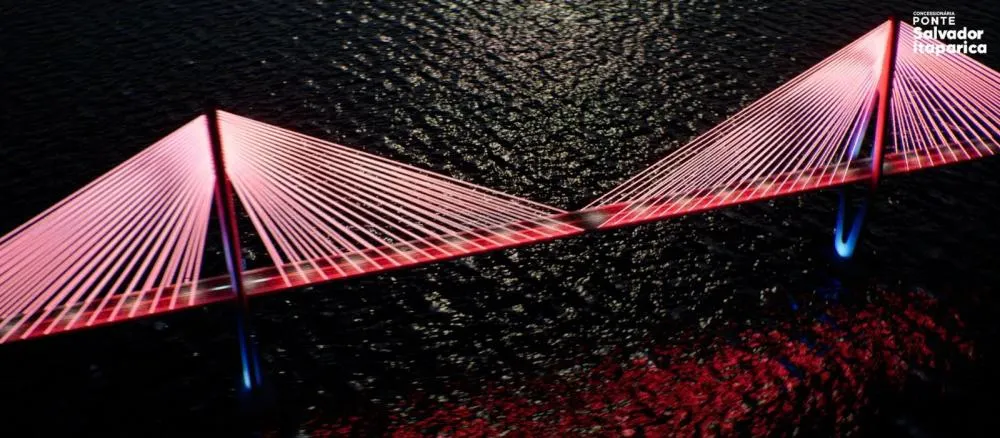 Vídeo inédito detalha projeto da Ponte Salvador-Itaparica e marca estreia da Concessionária nas redes sociais